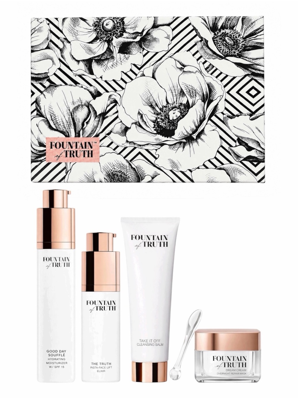 FOUNTAIN OF TRUTH 4PCS SKINCARE SET - BRAND NEW IN BOXES